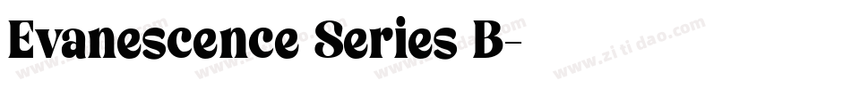Evanescence Series B字体转换